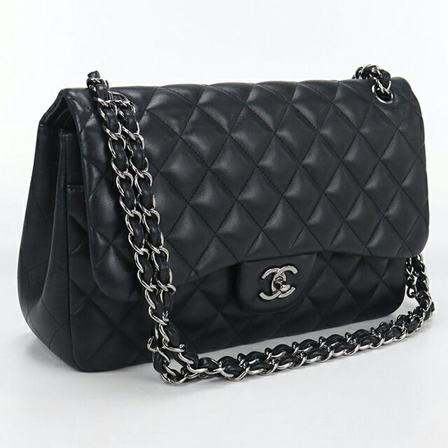 二手CHANEL单肩包女士品牌CHANEL经典链条A58600黑色包USDCH99591011