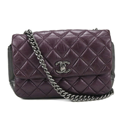 二手 CHANEL 单肩包 女士品牌 CHANEL 马特拉斯链条紫色包 USDCH99598011