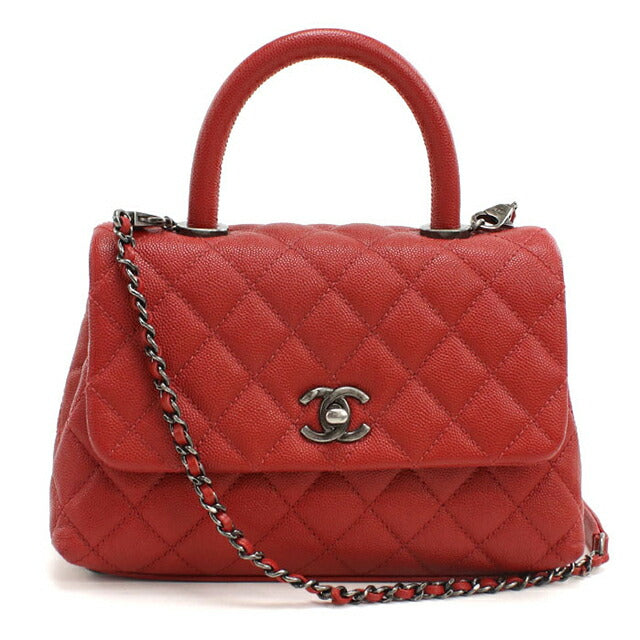 Used CHANEL handbag ladies brand CHANEL Matelasse 2WAY red bag USDCH99610011