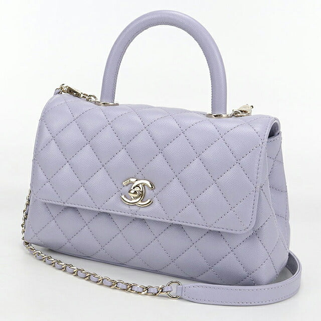 中古 シャネル ハンドバッグ レディース ブランド CHANEL マトラッセ 2WAY パープル バッグ USDCH99670011
