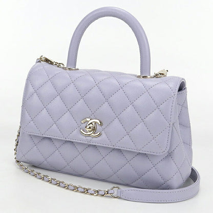 中古 シャネル ハンドバッグ レディース ブランド CHANEL マトラッセ 2WAY パープル バッグ USDCH99670011