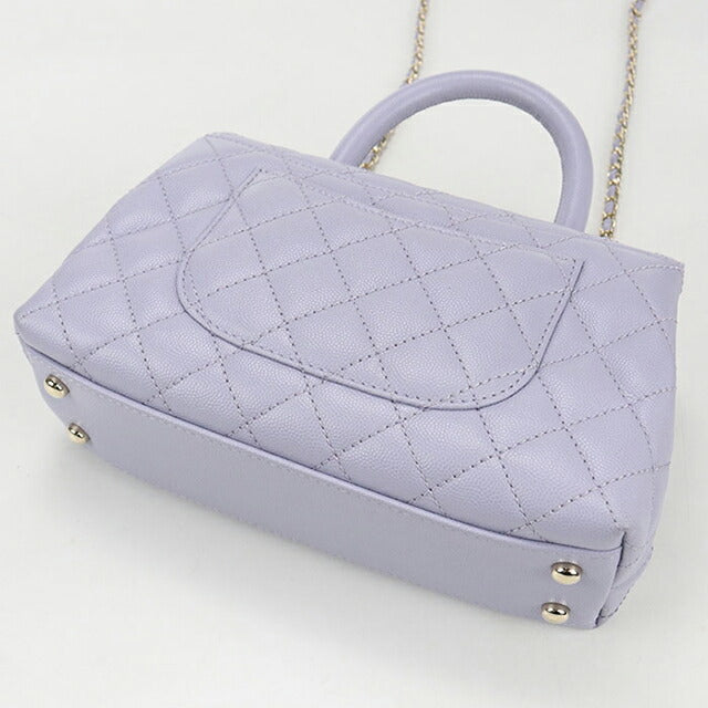 中古 シャネル ハンドバッグ レディース ブランド CHANEL マトラッセ 2WAY パープル バッグ USDCH99670011