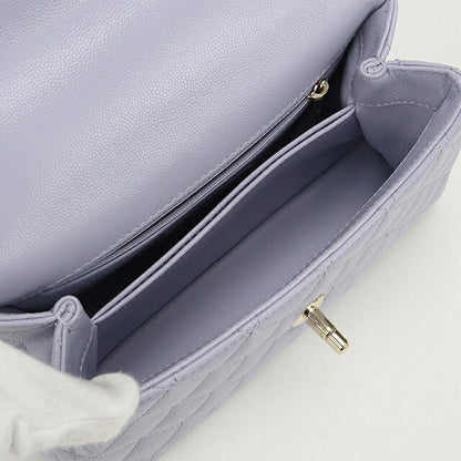 中古 シャネル ハンドバッグ レディース ブランド CHANEL マトラッセ 2WAY パープル バッグ USDCH99670011