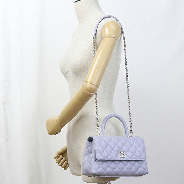 中古 シャネル ハンドバッグ レディース ブランド CHANEL マトラッセ 2WAY パープル バッグ USDCH99670011