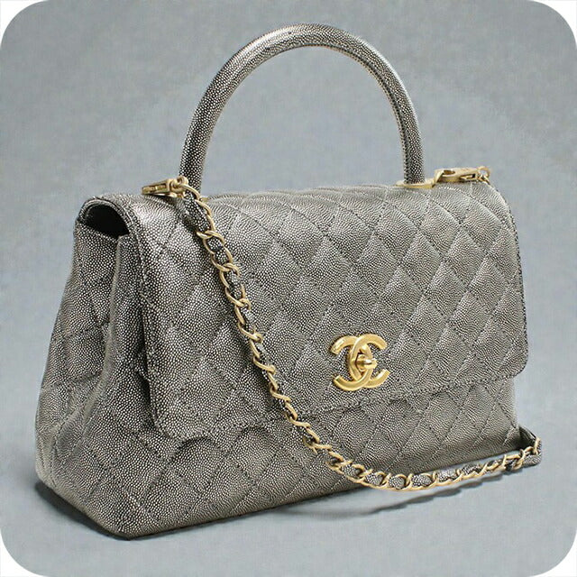 Used CHANEL handbag ladies brand CHANEL Matelasse 2WAY silver bag USDCH99734011