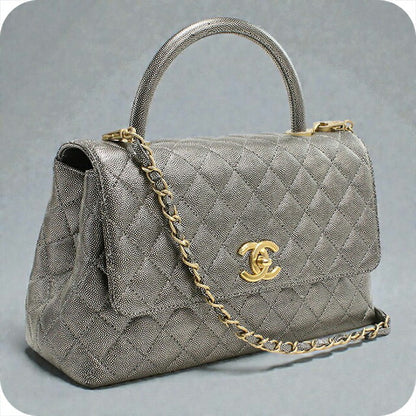 Used CHANEL handbag ladies brand CHANEL Matelasse 2WAY silver bag USDCH99734011