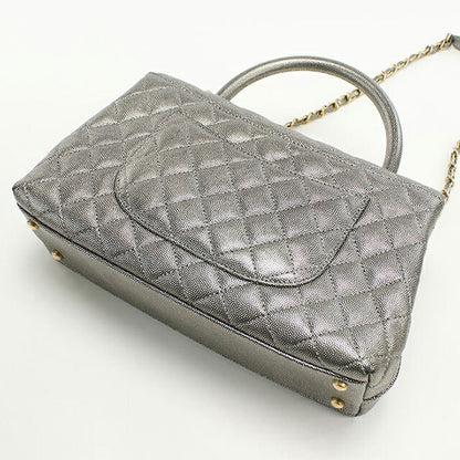 Used CHANEL handbag ladies brand CHANEL Matelasse 2WAY silver bag USDCH99734011