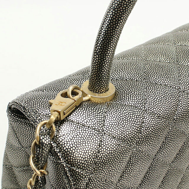 Used CHANEL handbag ladies brand CHANEL Matelasse 2WAY silver bag USDCH99734011