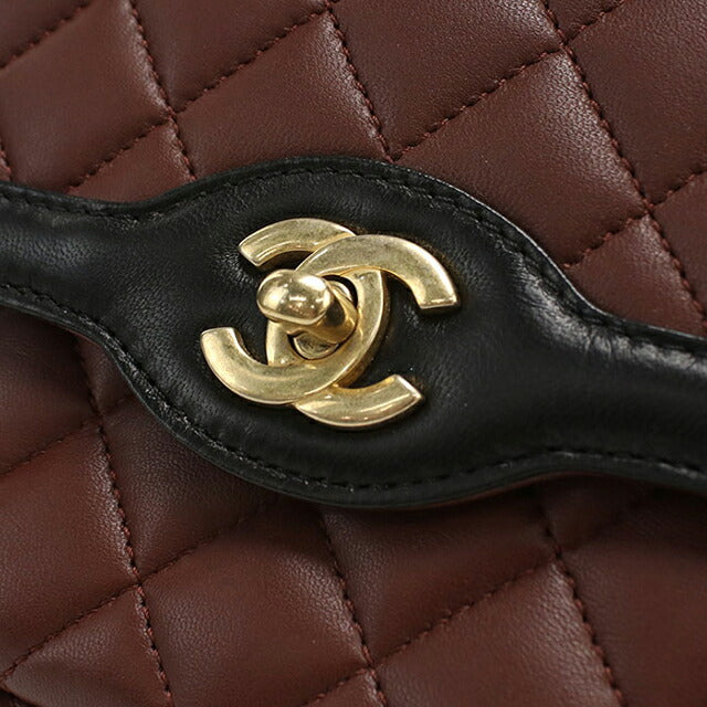 二手 CHANEL 单肩包 女士品牌 CHANEL 马特拉斯链条酒红色包 USDCH99767011
