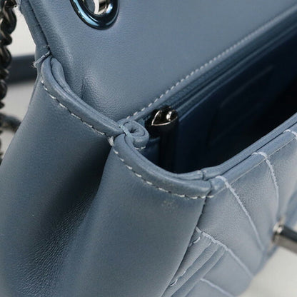 二手 CHANEL 单肩包 女士品牌 CHANEL V 形链条 21641457 蓝色包 USDCH99801011