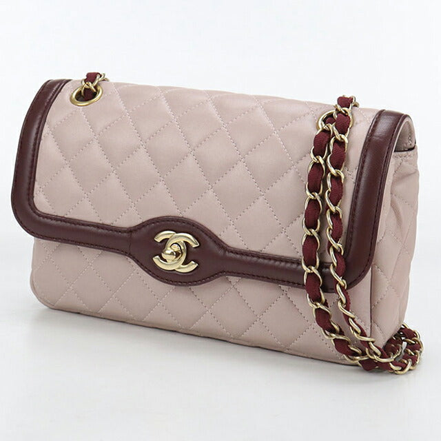 二手 CHANEL 单肩包 女士品牌 CHANEL 马特拉斯链条粉色包 USDCH99841011