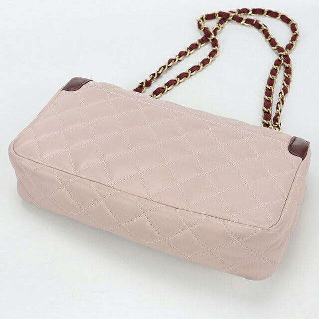 二手 CHANEL 单肩包 女士品牌 CHANEL 马特拉斯链条粉色包 USDCH99841011