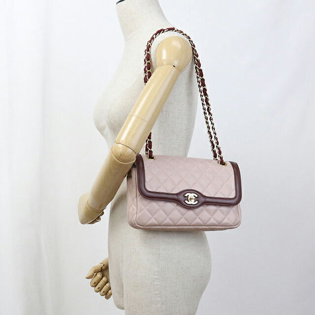 二手 CHANEL 单肩包 女士品牌 CHANEL 马特拉斯链条粉色包 USDCH99841011