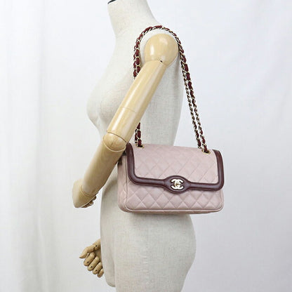 二手 CHANEL 单肩包 女士品牌 CHANEL 马特拉斯链条粉色包 USDCH99841011