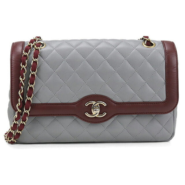 二手 CHANEL 单肩包 女士品牌 CHANEL 马特拉斯链条灰色包 USDCH99845011
