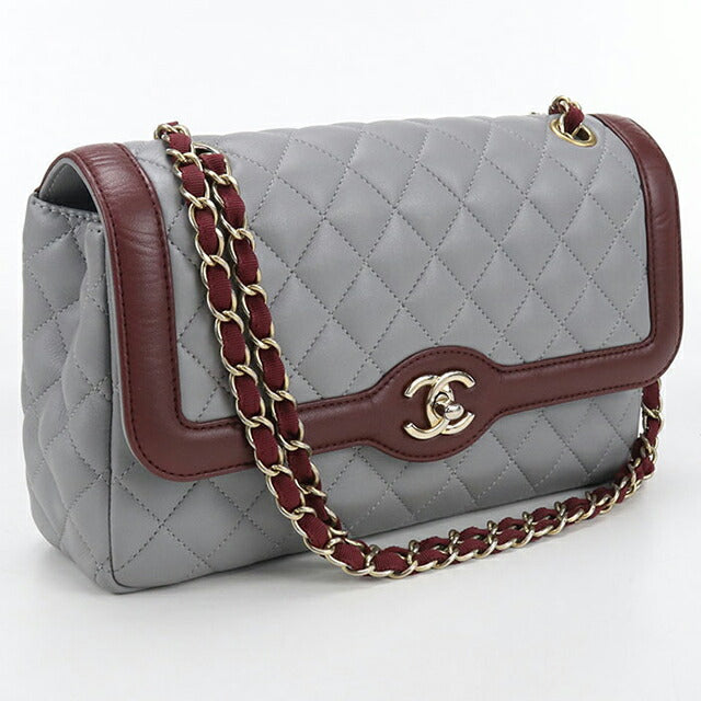 二手 CHANEL 单肩包 女士品牌 CHANEL 马特拉斯链条灰色包 USDCH99845011