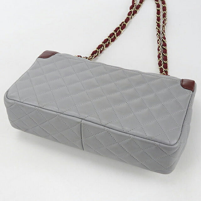 二手 CHANEL 单肩包 女士品牌 CHANEL 马特拉斯链条灰色包 USDCH99845011