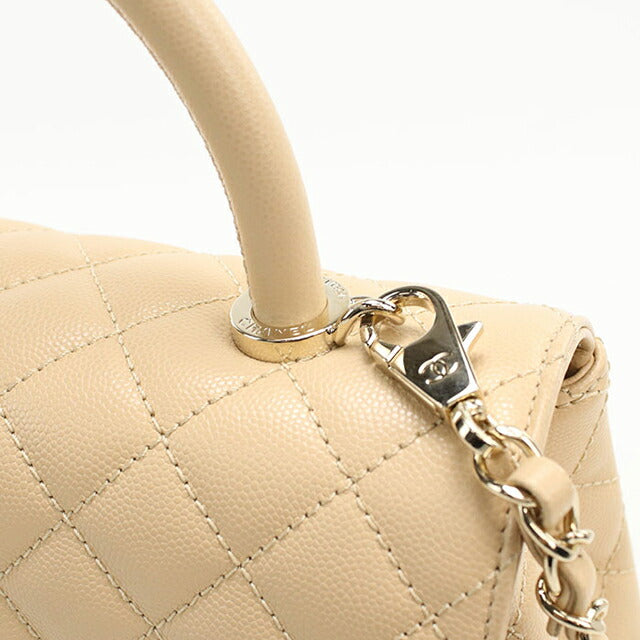 中古 シャネル ハンドバッグ レディース ブランド CHANEL マトラッセ 2WAY ベージュ バッグ USDCH99959011