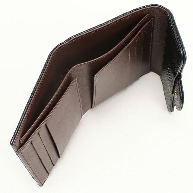 中古 シャネル 三折財布 レディース ブランド CHANEL マトラッセ スモール フラップウォレット 26920077 ブラック 財布 USDCH99961011