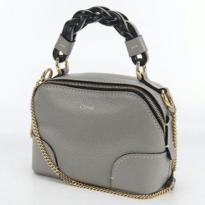 中古 クロエ ハンドバッグ レディース ブランド CHLOE ダリア 2WAY レザー グレー バッグ USDCL105005011