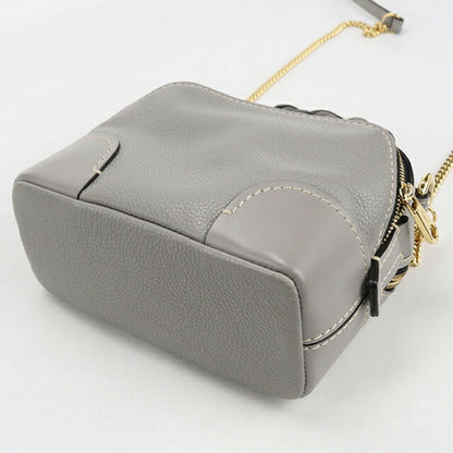 中古 クロエ ハンドバッグ レディース ブランド CHLOE ダリア 2WAY レザー グレー バッグ USDCL105005011