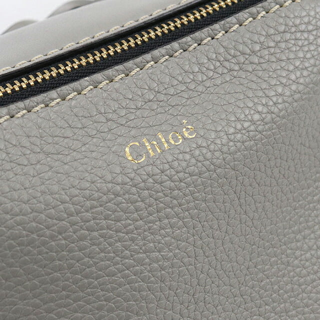 中古 クロエ ハンドバッグ レディース ブランド CHLOE ダリア 2WAY レザー グレー バッグ USDCL105005011