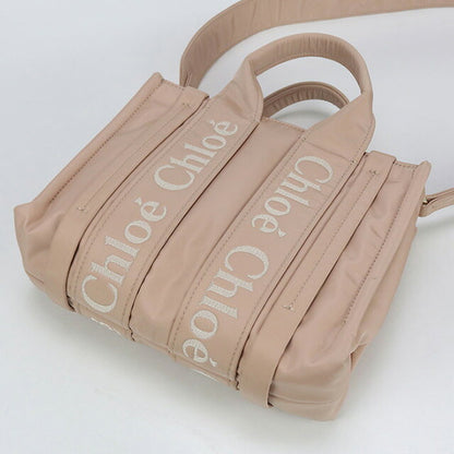 中古 クロエ トートバッグ レディース ブランド CHLOE ウッディ スモール 2WAY ピンク バッグ USDCL99122011