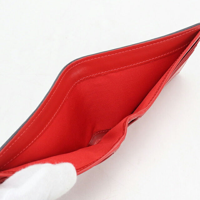 中古 クリスチャン ルブタン 二つ折り財布 二折財布 コンパクト メンズ ブランド Christian Louboutin パネトーネ  1245223 グレー USDCLO116661011