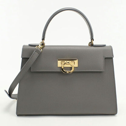 Used CARBOTTI handbag ladies brand CARBOTTI 2WAY leather 243 gray USDCRB109480011