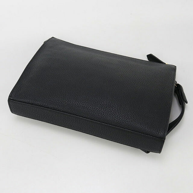 Used Fendi clutch bag ladies brand FENDI bugs eye leather 7VA491 A7SR black bag USDFE100028011