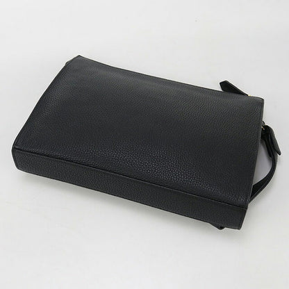 Used Fendi clutch bag ladies brand FENDI bugs eye leather 7VA491 A7SR black bag USDFE100028011