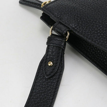 Used Fendi clutch bag ladies brand FENDI bugs eye leather 7VA491 A7SR black bag USDFE100028011