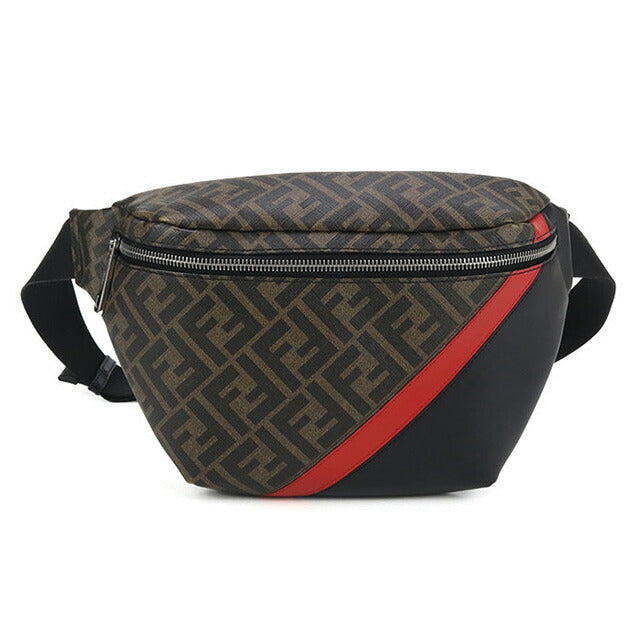 中古 フェンディ ボディバッグ メンズ ブランド FENDI ダイアゴナル