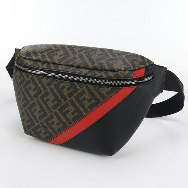 中古 フェンディ ボディバッグ メンズ ブランド FENDI ダイアゴナル