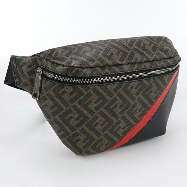 中古 フェンディ ボディバッグ メンズ ブランド FENDI ダイアゴナル