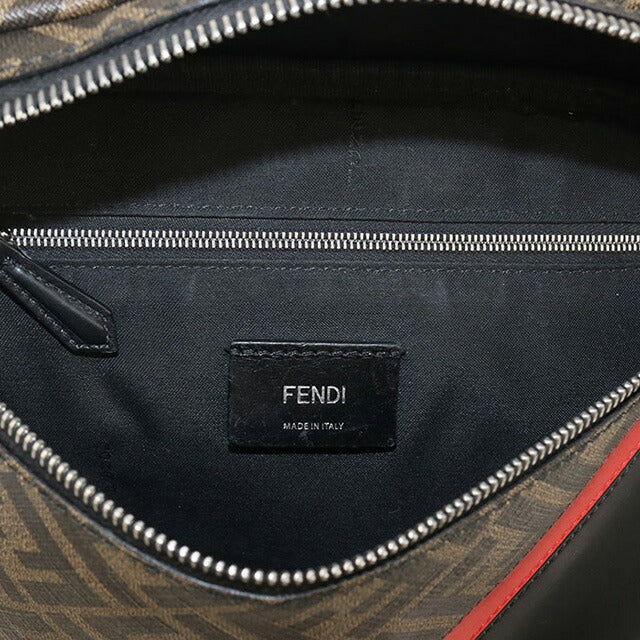 中古 フェンディ ボディバッグ メンズ ブランド FENDI ダイアゴナル