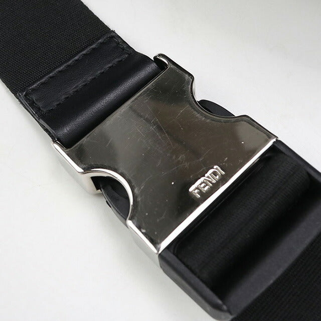 中古 フェンディ ボディバッグ メンズ ブランド FENDI ダイアゴナル ベルトバッグ レザー 7VA434 A9XS ブラウン バッグ USDFE100261011