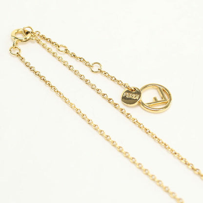 中古 フェンディ ネックレス レディース ブランド FENDI エフ イズ フェンディ 8AG735 6DM F089U ゴールド アクセサリー USDFE100319011
