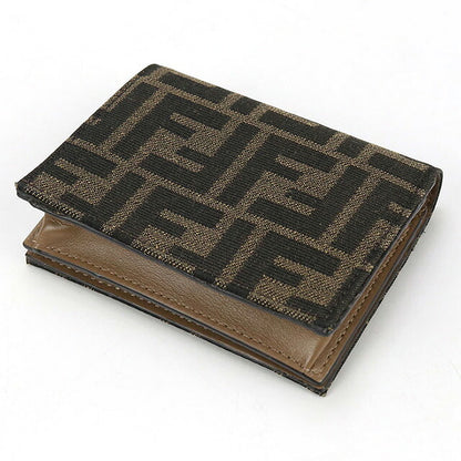Used Fendi Bifold Wallet Ladies Brand FENDI FF Logo Baguette 8M0420 A98P Brown Wallet USDFE100687011