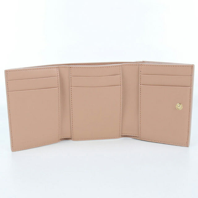 中古 フェンディ 三つ折り財布 レディース ブランド FENDI コンパクト財布 レザー 8M0480 ピンク 財布 USDFE100905011