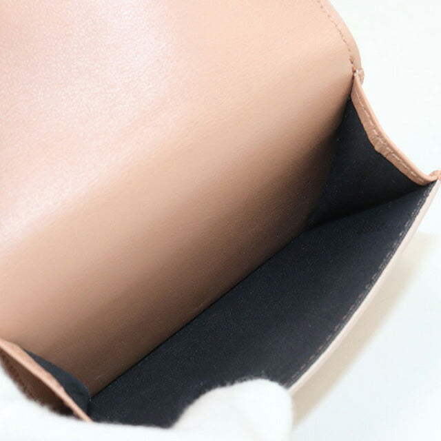 中古 フェンディ 三つ折り財布 レディース ブランド FENDI コンパクト財布 レザー 8M0480 ピンク 財布 USDFE100905011