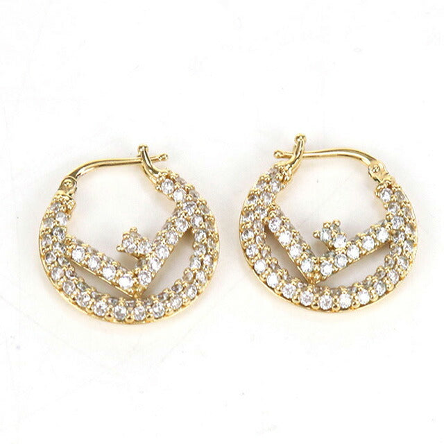 中古 フェンディ ピアス レディース ブランド FENDI エフ イズ