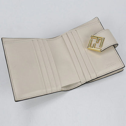 中古 フェンディ 二つ折り財布 レディース ブランド FENDI FFダイヤモンド 8M0386 ブラウン 財布 USDFE103679011