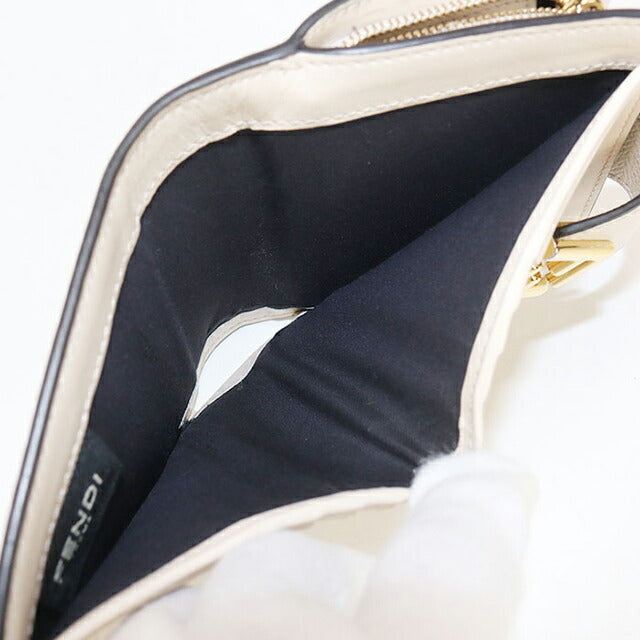 中古 フェンディ 二つ折り財布 レディース ブランド FENDI FFダイヤモンド 8M0386 ブラウン 財布 USDFE103679011