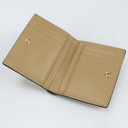 中古 フェンディ 二つ折り財布 レディース ブランド FENDI 8M0468 ベージュ 財布 USDFE103777011