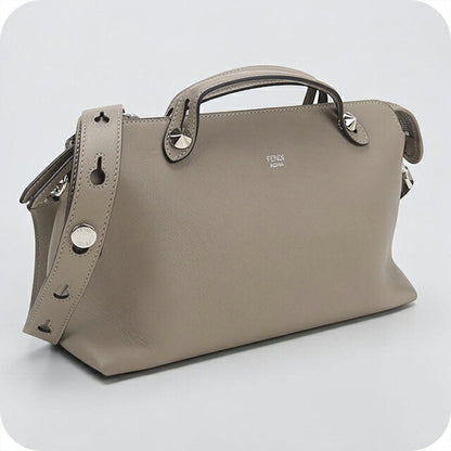 二手芬迪手提包女士品牌 FENDI 顺便说一句 2WAY 8BL146 灰色 USDFE103920011