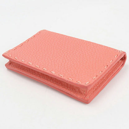 中古 フェンディ 名刺入れ レディース ブランド FENDI セレリアカードケース 8M0501 ピンク 小物 USDFE104150011