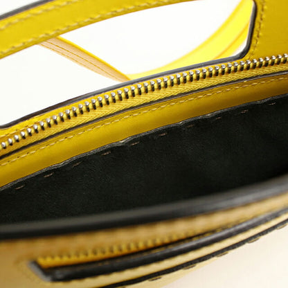 中古 フェンディ ハンドバッグ レディース ブランド FENDI ショッパースモール 2WAY レザー 7VA547 イエロー USDFE104372011
