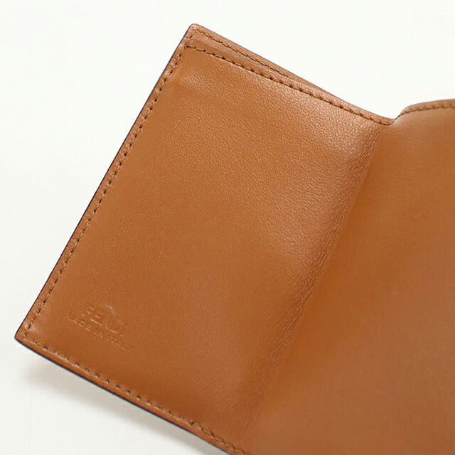 中古 フェンディ 三つ折り財布 レディース ブランド FENDI 8M0395 ブラウン 財布 USDFE106263011