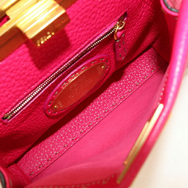 中古 フェンディ ハンドバッグ レディース ブランド FENDI ピーカブー 2WAY 8BN244 ピンク バッグ USDFE106430011